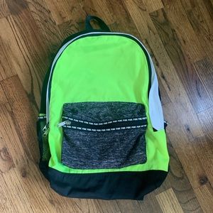 Neon Green PINK Backpack
